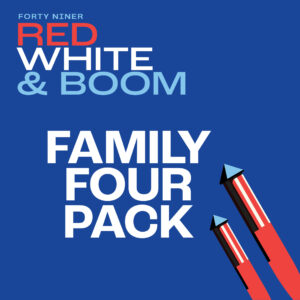 2026 Forty Niner Red White & Boom - FAMILY FOUR PACK