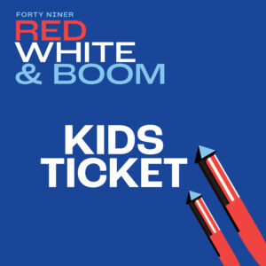 2026 Forty Niner Red White & Boom - KIDS