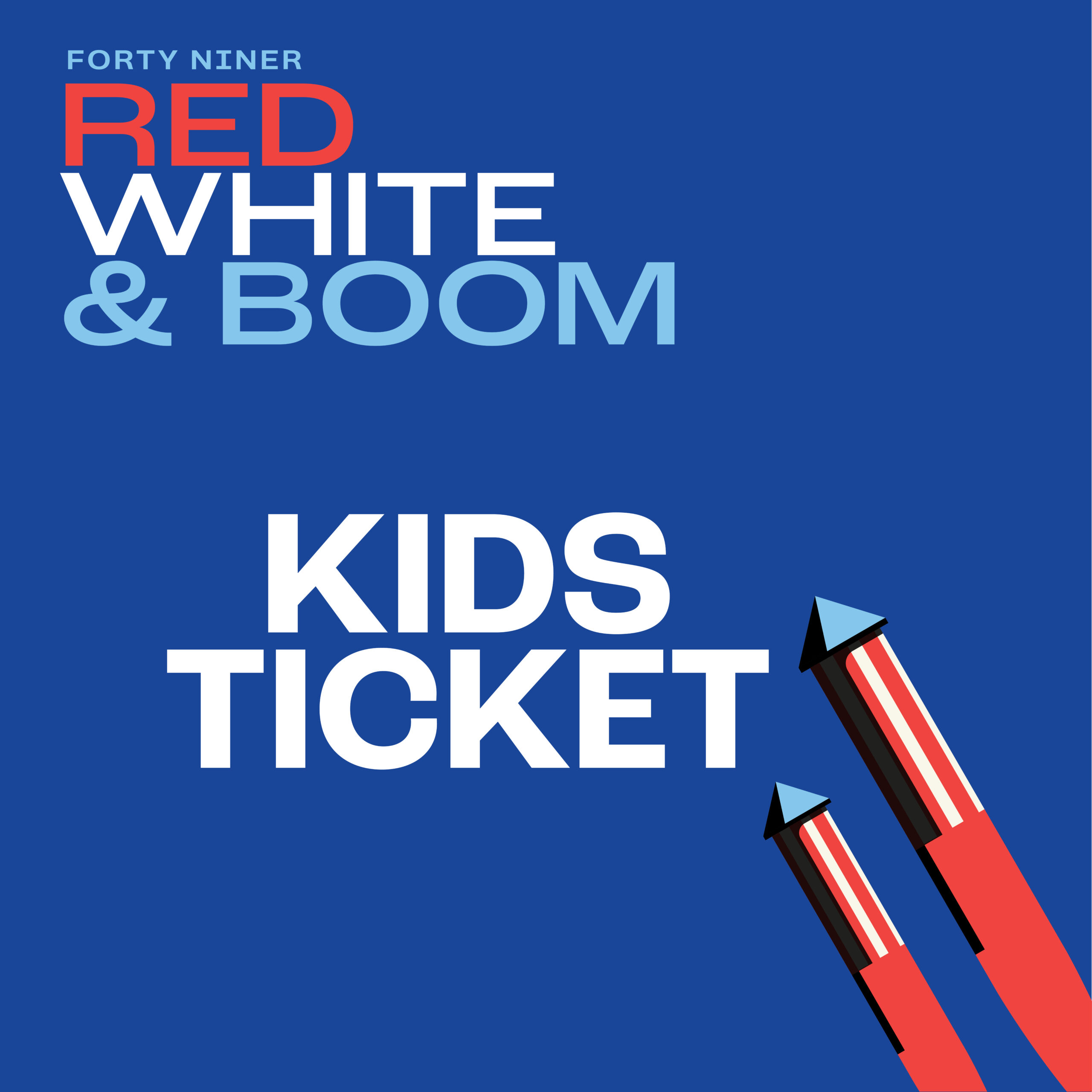 2026 Forty Niner Red White &amp; Boom - KIDS