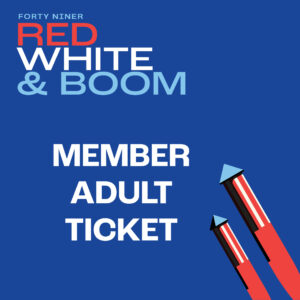 2026 Forty Niner Red White & Boom - ADULT MEMBER