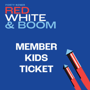 2026 Forty Niner Red White & Boom - KIDS MEMBER